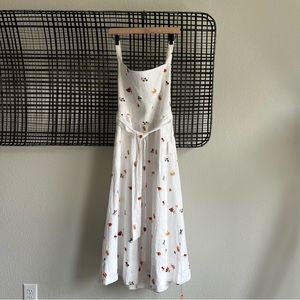 Reformation White Floral Dress